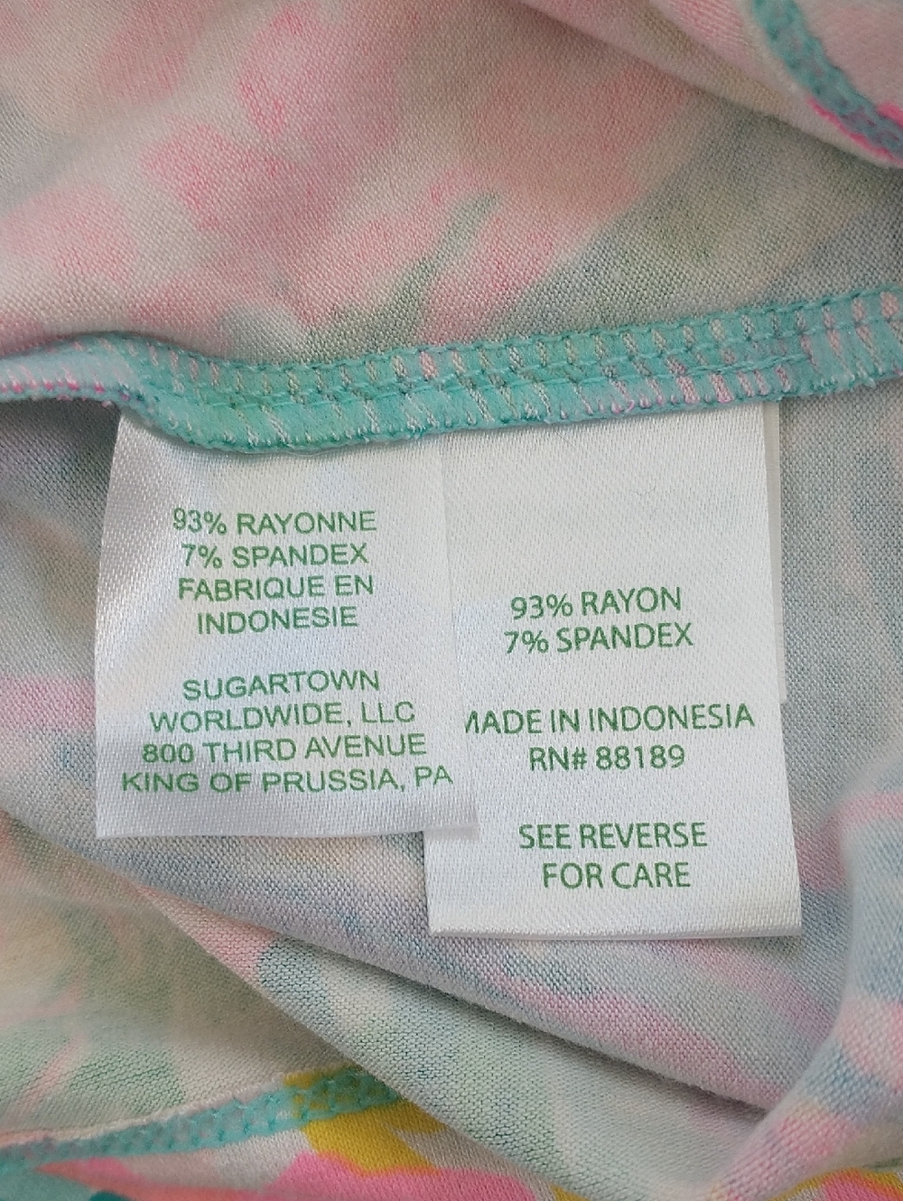 Lilly Pulitzer Vibrant Rayon Blend ¾ Sleeve Dress XXSmall - Picture 6 of 7